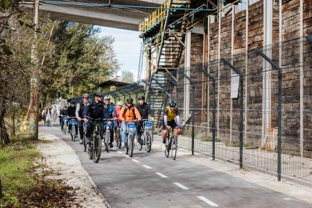 Otvoritev kolesarske CE-SˇT-SˇE-155